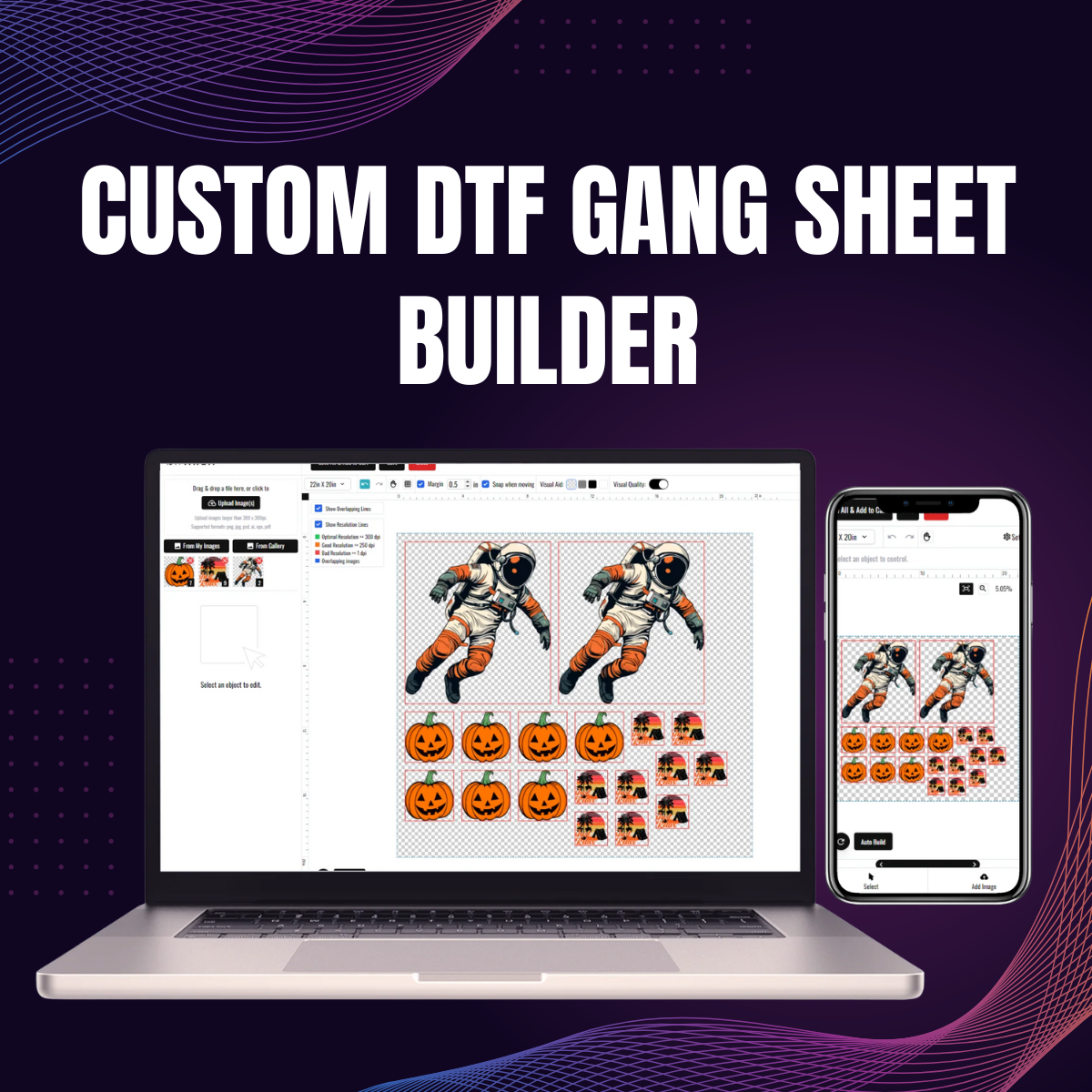 DTF Gang Sheet Online Builder